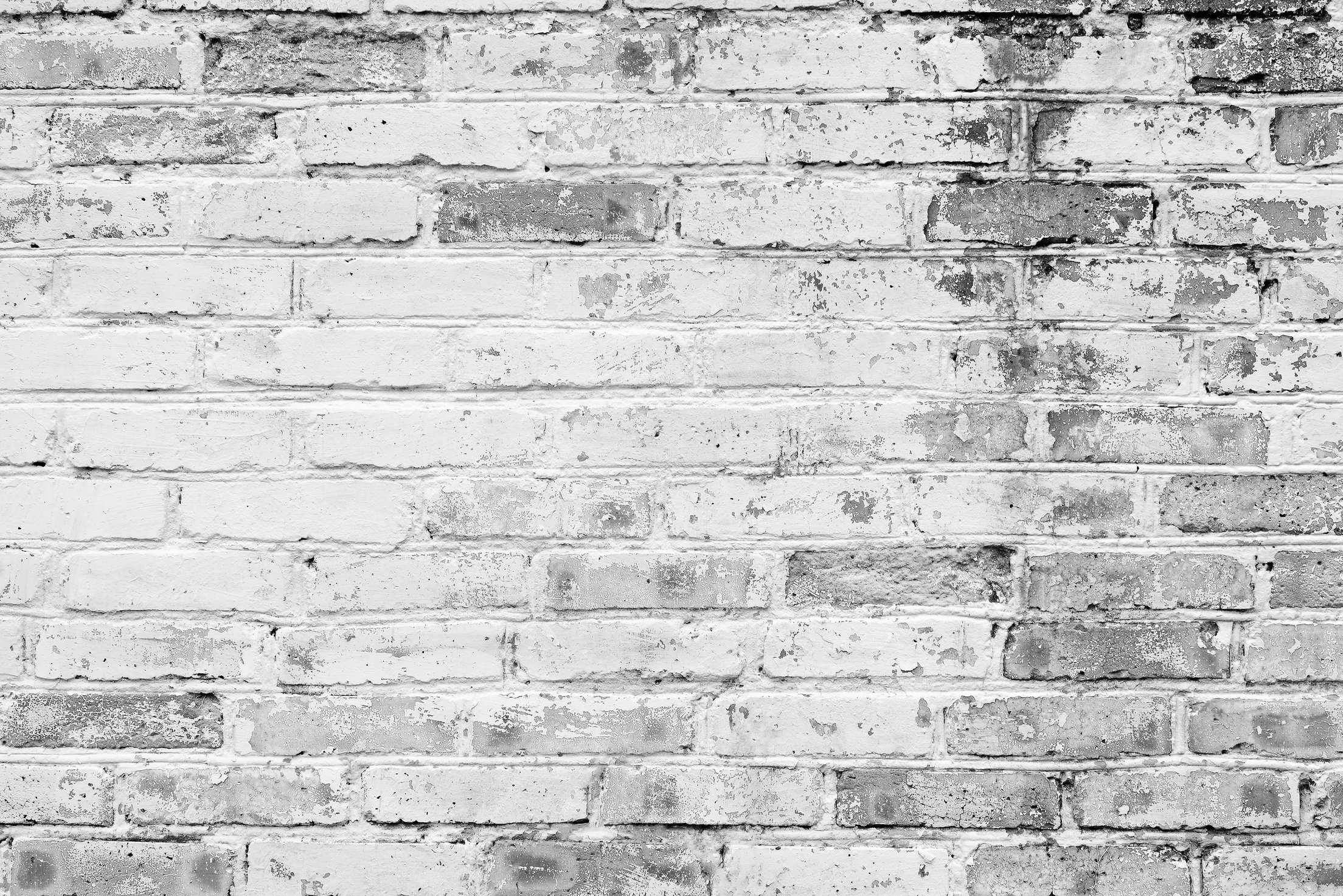 White Brick Wall Background